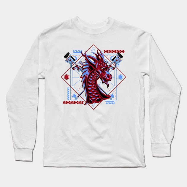 dragon sniper Long Sleeve T-Shirt by SHINIGAMII